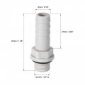 Uxcell Pvc Barb Hose Fitting Connector Adapter 8mm Or 5 16 Barbed X G1 8 Male Pipe 10pcs