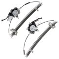 Front Left Driver Side Front Right Passenger Power Window Regulators With Motor Fits For Nissan Frontier 2005-2010 For Xterra 