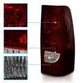 Amerilite For 1999-2002 Chevy Silverado 99-06 Gmc Sierra Dark Red Replacement Tail Lights Pair Passenger Driver Side