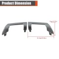 Front Bumper Molding Lower Trim Gray 2pcs For Rogue Sl Platinum 2024 Replacement 62074-4mt0a 62075-4mt0a Left And Right Side