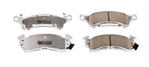 Z26-052 Performance Carbon Fiber Ceramic Front Brake Pads With Installation Hardware For Muscle And High Horsepower Cars
