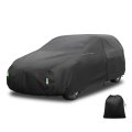 Waterproof Suv Car Cover For Length 191-200 Inch All Weather Protection Anti-uv Windproof With Left Side Zipper And Mirror 