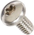 18-8 Stainless Steel Pan Head Machine Screw Meets Asme 8 6 3 T30 Star Drive 4 -20 Thread Size 1 2 Length Fully Threaded 