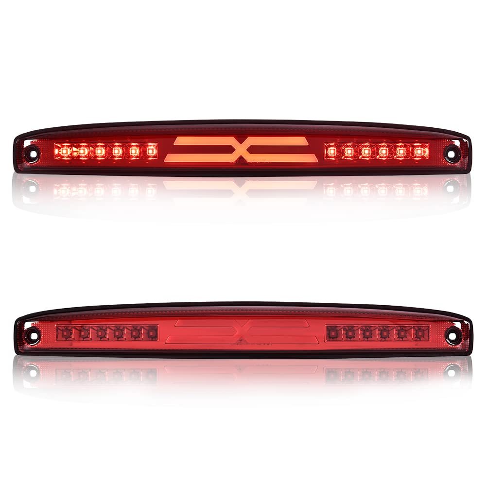 Led 3rd Brake Light For Dodge Ram 2500 3500 2003 2004 2005 2006 X Type High Mount Stop Rear Tail Cargo Lamp With Red Lens And