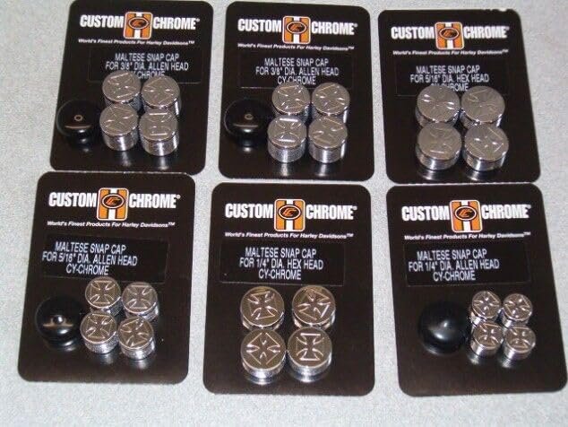 48 Maltese For Cross Style Bolt Caps Choppers