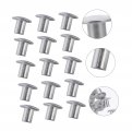Healeved 600 Pcs Rivets Short Hair Accessories Aluminum And Alloy