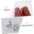 Healeved 600 Pcs Rivets Short Hair Accessories Aluminum And Alloy