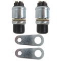 2 Pcs 12v 50a Push Button Starter Switch Waterproof Momentary Start For Car Engine Truck Boat Atv Diecast Aluminum With 