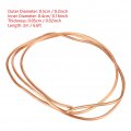 Hilitand T2 Soft Copper Coil Tube Pipe Id 4mm Od 5mm Thickness 0 For Refrigeration 2m Length