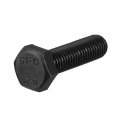 Uxcell M10x40mm Hex Head Screw Bolts Fastener Grade 8 Carbon Steel Black 10pcs