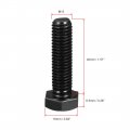Uxcell M10x40mm Hex Head Screw Bolts Fastener Grade 8 Carbon Steel Black 10pcs