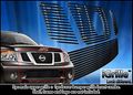 Black Stainless Steel Egrille Billet Grille Grill For 2008-2014 Nissan Armada With Logo Show Combo