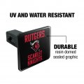 Rutgers University Scarlet Knights Tow Trailer Hitch Cover Plug Insert