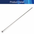 Hegebeck Straight Ejector Pin Round Tip 8 Total Length Steel Punch 5 64 Shank Dia Mn Sliver Gray 5 Pcs