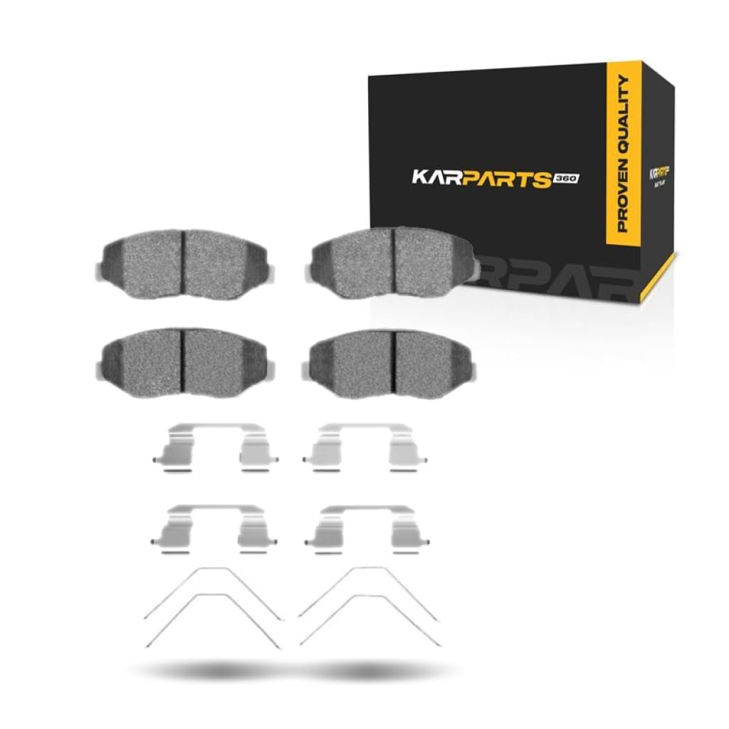 Front Disc Brake Pads For Honda Element 2003 2011 Ceramic Friction 5 58 In Pad Length Includes Clips Hardware And Shims Low