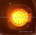 Headlight Black With Led Corner Lamp Passenger Side Fit 2004-2015 Freightliner Century