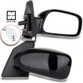 Ocpty Black Right Side Mirror Fit For 2003-2008 Toyota Corolla Smooth Glass Non-folding Non-heated