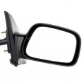 Ocpty Black Right Side Mirror Fit For 2003-2008 Toyota Corolla Smooth Glass Non-folding Non-heated