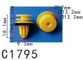 Autobahn88 Push-type Clip Compatible With Benz Oem 0009918698 A0009918698 Pack Of 20