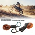 Motorcycle Turn Signal Light Front Waterproof Indicator Lamp Replacement For Suzuki Dl 1000 Va Strom 650 V-strom Brown