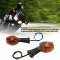 Motorcycle Turn Signal Light Front Waterproof Indicator Lamp Replacement For Suzuki Dl 1000 Va Strom 650 V-strom Brown