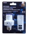 Woods 59415 Indoor Screw-in Light Socket W Wireless Remote Control Programmable Timer Energy Savings 
