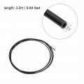 Uxcell Nylon Line Hose Tube 2mm 07 Id X 4mm 0 15 Od 3 Meter Pa6 Pneumatic Air Brake Tubing For Fluid Transfer Black