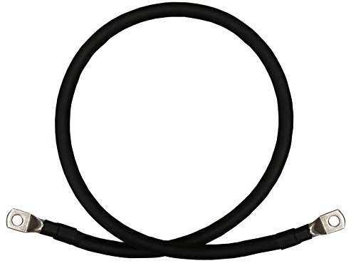 4 0 Awg Pure Copper Battery Inverter Cables Red And Black 2 Ft 5 16 In Lugs For Solar Rv Car Boat