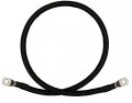 4 0 Awg Pure Copper Battery Inverter Cables Red And Black 2 Ft 5 16 In Lugs For Solar Rv Car Boat