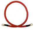 4 0 Awg Pure Copper Battery Inverter Cables Red And Black 2 Ft 5 16 In Lugs For Solar Rv Car Boat