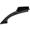 Rear Bumper Lower Side Splitters For Honda Civic 2016 2019 Sedan 2pcs Glossy Black Pp Canards Diffuser Apron Valance 