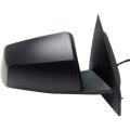 Door Mirror For Gmc Acadia 2013 2014 2015 Passenger Side Power Glass Manual Folding Non Heated Textured Black Replacement 