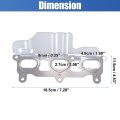 Uxcell Right Exhaust Manifold Gasket Engine Intake Seal For Cadillac Cts 3 6l 2009-2011 Srx 3 2009 No 12608475