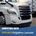 Full Led 3d Rings Projector Drl Front Bumper Driving Fog Light Lamps Compatible With Freightliner Cascadia 2018-2022 Driver And