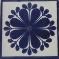 Color Y Tradicia N Mexican Talavera Tiles Handmade 6x6 Stairs Backsplash 4 Pcs C059 