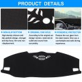 Autorder Dashboard Cover Mat For Jeep Grand Cherokee L 2021 2022 2023 2024 Accessories Suede Dash Sunshade Glare Uv Rays