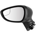 Left Side View Mirror Fit For 2011-2019d For Fiesta Per Non-heated W O Signal Lamp W Blind Spot Detection Ptm Oe Ae8z17683a-pfm 