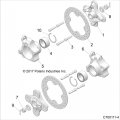 Polaris Rzr Wheel Bearing Carrier Right Genuine Oem Part Qty 1