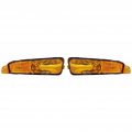 Carlights360 For 2005 2006 2007 2008 2009 Ford Mustang Parking Light Assembly Driver And Passenger Side Pair Capa Certified 