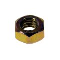 Hex Nuts M6 6mm Alloy Steel Zinc Finish Yellow Coarse Thread Class 10 9 Clockwise Right Hand 15 Pack 
