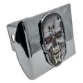Elektroplate Officially Licensed Terminator All Metal Chrome Hitch Cover For Trucks And Suvs Fits Standard 2 Trailer Receivers 