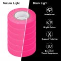 Uxcell 6rolls Neon Gaffers Cloth Tape 0 6 Inch X 32 8 Ft Glow In The Dark Fluorescent Adhesive Black Light For Party Home