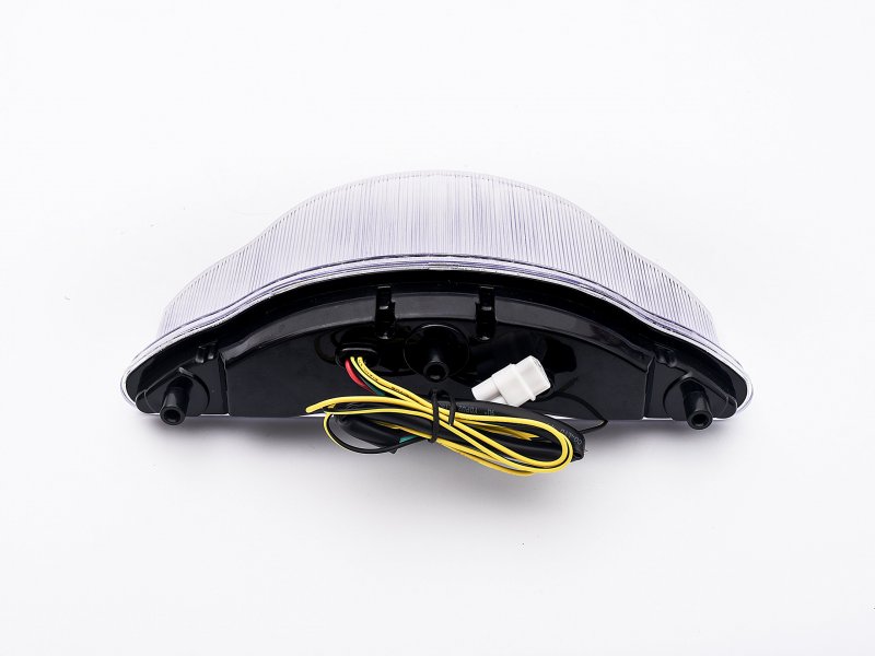 Bright2wheels 2nd Generation Motorcycle Led Tail Light With Turn Signals For 2002-2009 Xv1700 Road Star Warrior Midnight White