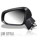Auto Dynasty To1320383 Factory Style Driver Left Side Mirror Manual Folding Power Adjust Compatible With Toyota Rav4 19-24