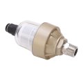 G1 2in Translucent Water Drain Valve Automatic Coolant Drainer Compressed Air Filter Floating Ball Type 