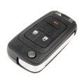 Chevy Equinox 2010-2017 Keyless Remote Case Repair Plastic Rubber Metal Black Unlock Lock Panic Button Functions 3 Buttons 