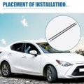 X Autohaux 1 Pair Left Right Car Weatherstrip Window Trim Seal For Scion Tc Base Coupe 2-door 2 4l 2005-2010 No 7571121030