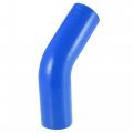 X Autohaux 57mm 2 25 Id 45 Degree Silicone Reducer Hose Coupler Intercooler Tube Blue For Car Intake Piping