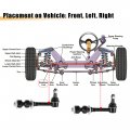 X Autohaux 2pcs Front Sway Bar Links Kit K7280 Stabilizer Enda Link Replacement Suspension For Dodge Ram 1500 2500 3500