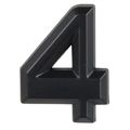 Pilot Automotive Black Matte Finish Letter 4 Ip559n4 
